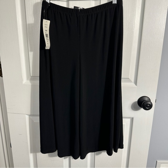 MSK Evening Collection wide leg capris, size 16, poly/spandex, office, evening - Picture 9 of 10